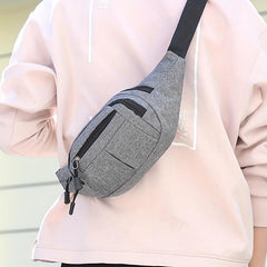 Waterproof Nylon Crossbody Bag Sports Fitness Gym Chest Bag