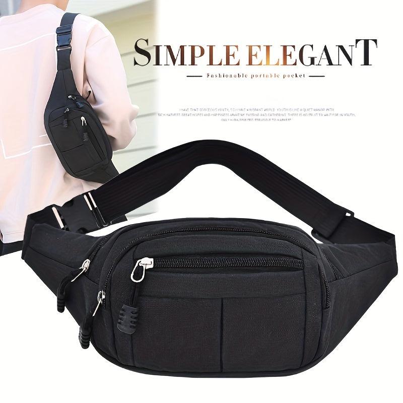 Waterproof Nylon Crossbody Bag Sports Fitness Gym Chest Bag