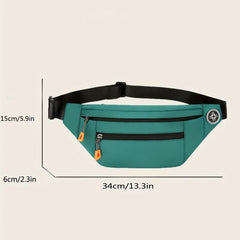 Outdoor Casual Chest Bag Nylon Lightweight Adjustable Strap Waist Bag