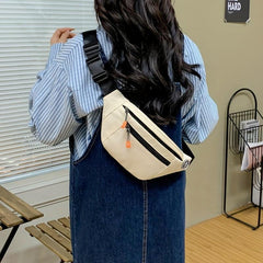 Outdoor Casual Chest Bag Nylon Lightweight Adjustable Strap Waist Bag