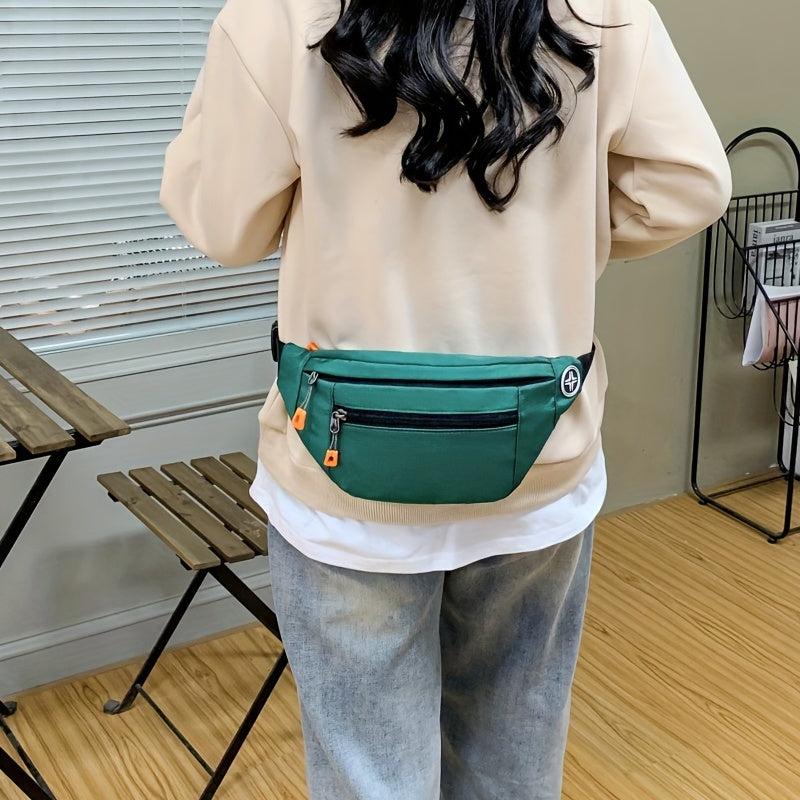 Outdoor Casual Chest Bag Nylon Lightweight Adjustable Strap Waist Bag