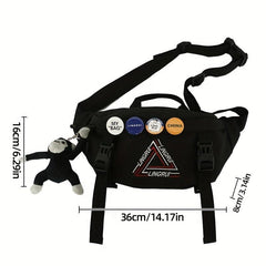 Large Capacity Chest Bag Sports Fitness Crossbody Fanny Pack
