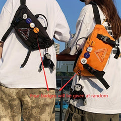 Large Capacity Chest Bag Sports Fitness Crossbody Fanny Pack
