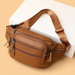 Vintage Zipper Crossbody Bag for Women
