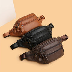 Vintage Zipper Crossbody Bag for Women