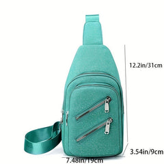 Bright Star Chest Bag Nylon Crossbody Purse