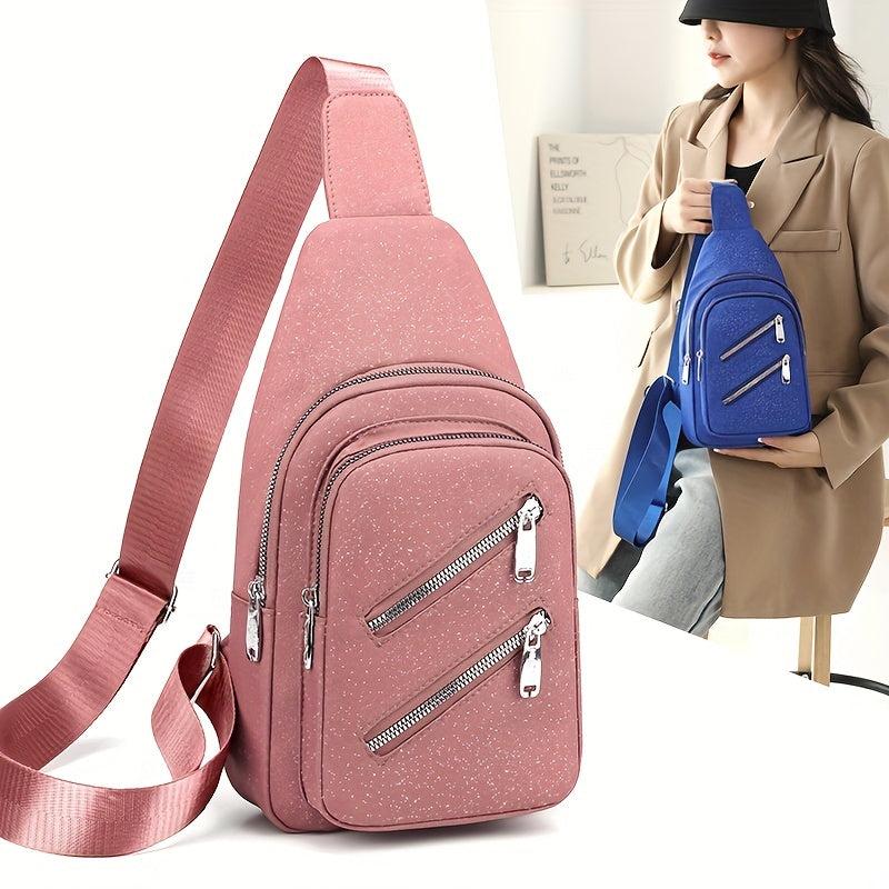 Bright Star Chest Bag Nylon Crossbody Purse