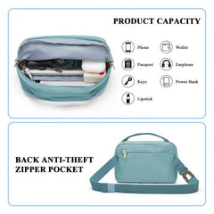 Waterproof Fanny Pack Sports Gym Waist Bag Crossbody Purse