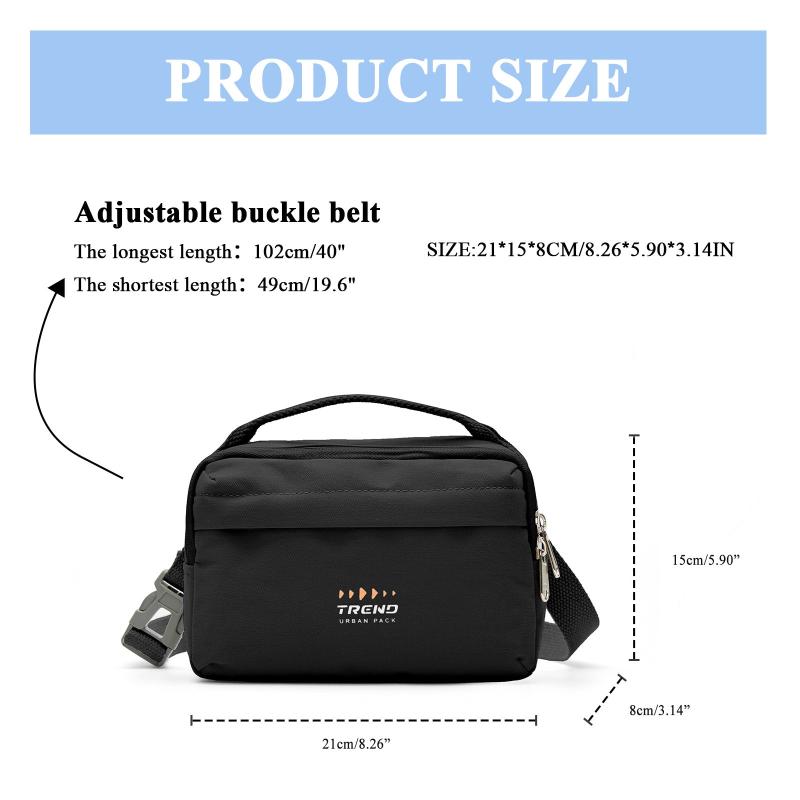 Waterproof Fanny Pack Sports Gym Waist Bag Crossbody Purse