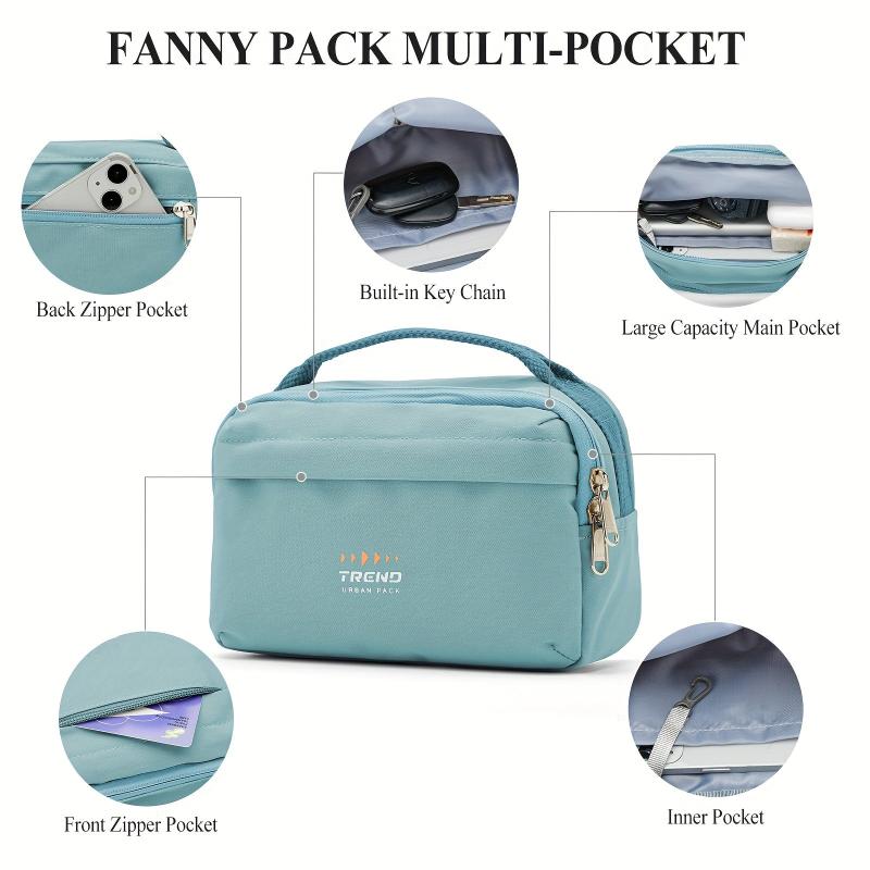 Waterproof Fanny Pack Sports Gym Waist Bag Crossbody Purse