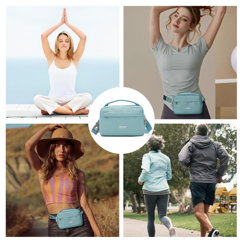 Waterproof Fanny Pack Sports Gym Waist Bag Crossbody Purse