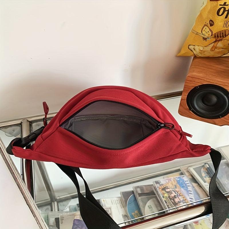 Sports Running Waist Bag Casual Nylon Crossbody Bag Chest Bag