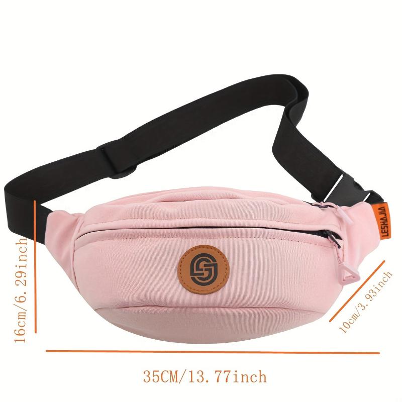 Sports Running Waist Bag Casual Nylon Crossbody Bag Chest Bag