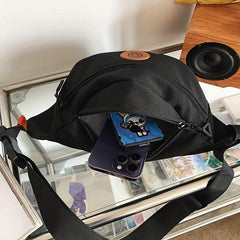 Sports Running Waist Bag Casual Nylon Crossbody Bag Chest Bag