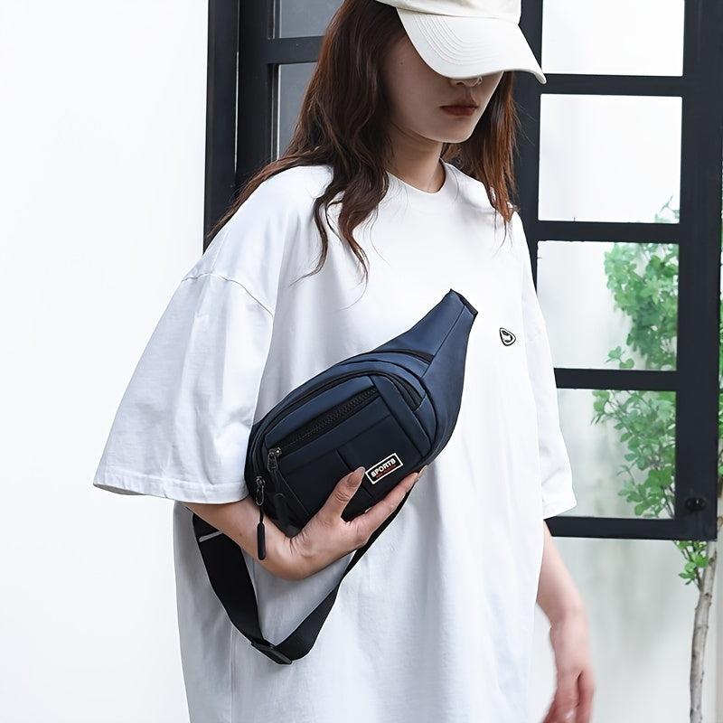 Nylon Waist Bag Fancy Pack Outdoor Storage Chest Bag