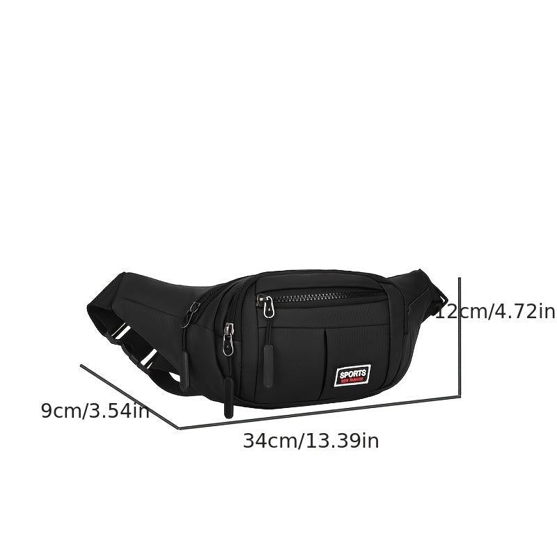 Nylon Waist Bag Fancy Pack Outdoor Storage Chest Bag