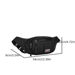 Nylon Waist Bag Fancy Pack Outdoor Storage Chest Bag