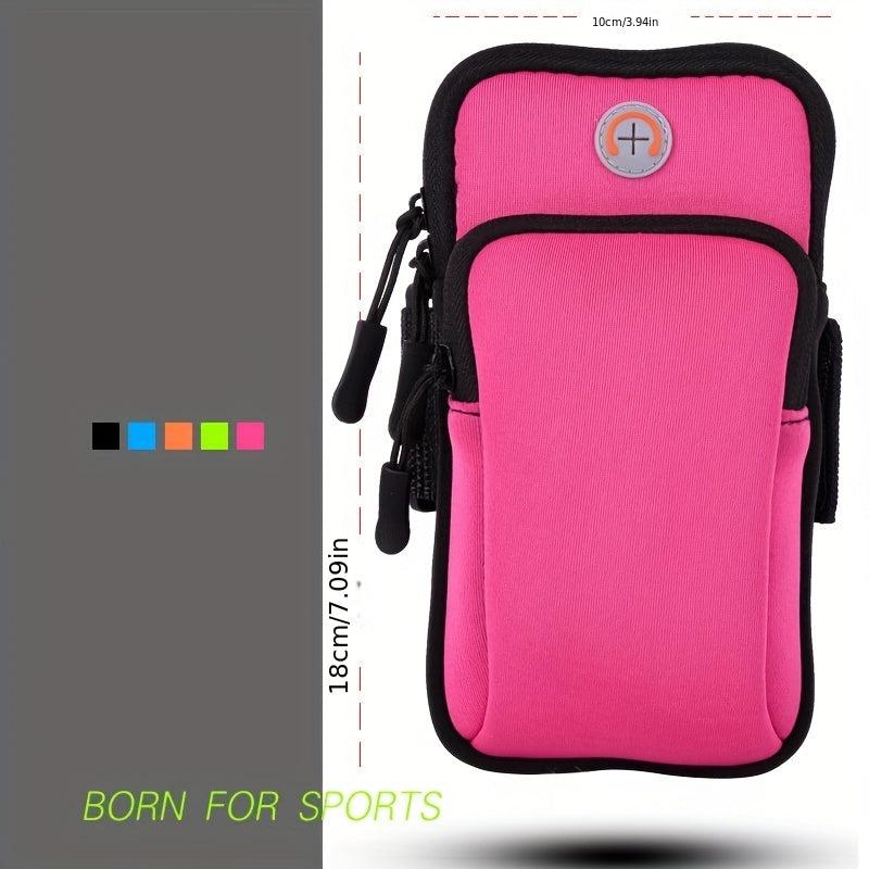 Waterproof Running Arm Bag Layered Zipper Arm Bag