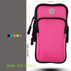Waterproof Running Arm Bag Layered Zipper Arm Bag