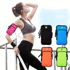 Waterproof Running Arm Bag Layered Zipper Arm Bag