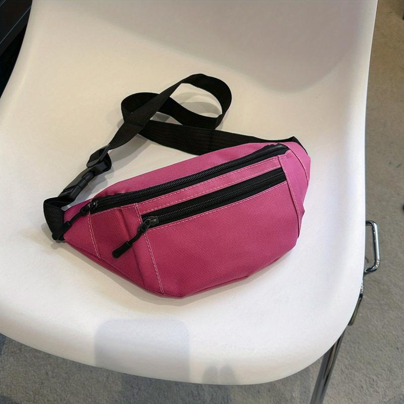 Minimalist Crossbody Chest Bag Nylon Sling Bag All Match Travel Purse