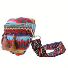Bohemian Embroidery Waist Bag Ethnic Style Tassel Fanny Pack