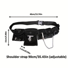 Tactical Crossbody Bag Hippie Chest Sling Bag
