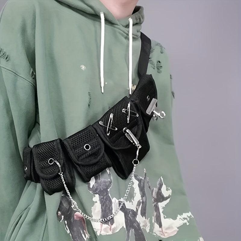Tactical Crossbody Bag Hippie Chest Sling Bag