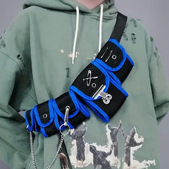 Tactical Crossbody Bag Hippie Chest Sling Bag