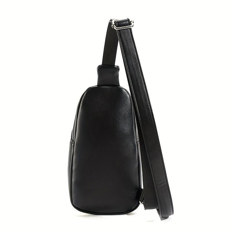 Minimalist Portable Zipper Sling Bag Sports Fitness Crossbody Bag