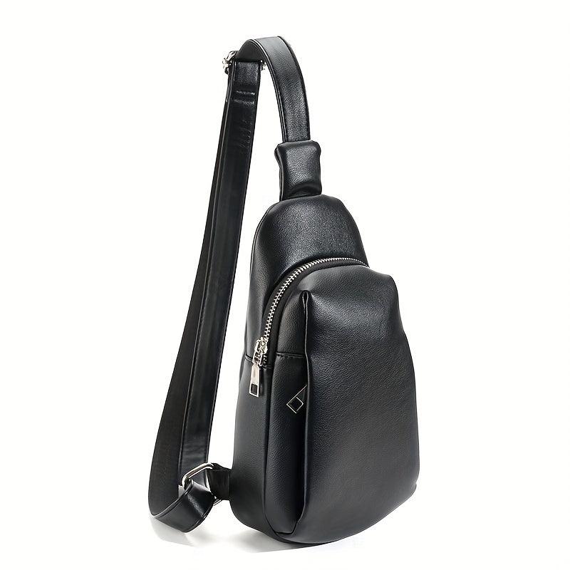 Minimalist Portable Zipper Sling Bag Sports Fitness Crossbody Bag