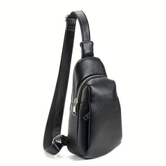 Minimalist Portable Zipper Sling Bag Sports Fitness Crossbody Bag