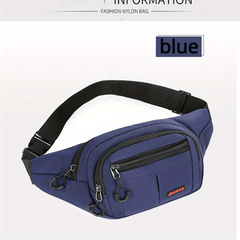 Canvas Chest Bag Lightweight Casual Sports Crossbody Bag