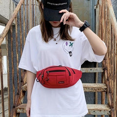 Canvas Chest Bag Lightweight Casual Sports Crossbody Bag