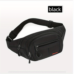 Canvas Chest Bag Lightweight Casual Sports Crossbody Bag