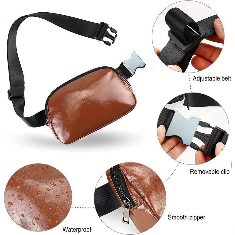 Casual Minimalist Crossbody Bag Zipper Chest Bag