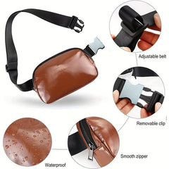 Casual Minimalist Crossbody Bag Zipper Chest Bag