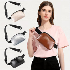 Casual Minimalist Crossbody Bag Zipper Chest Bag