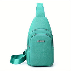 Starry Chest Purse Women's Crossbody Bag - Zipper Front Sling Bag