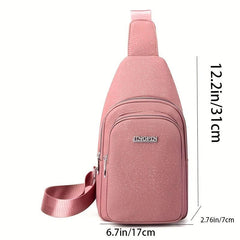 Starry Chest Purse Women's Crossbody Bag - Zipper Front Sling Bag