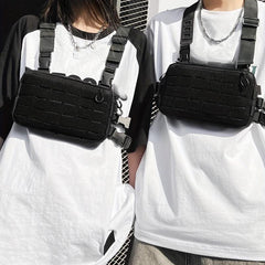 Tactical Chest Bag Crossbody Sling Purse & Hip Hop Belt Bag
