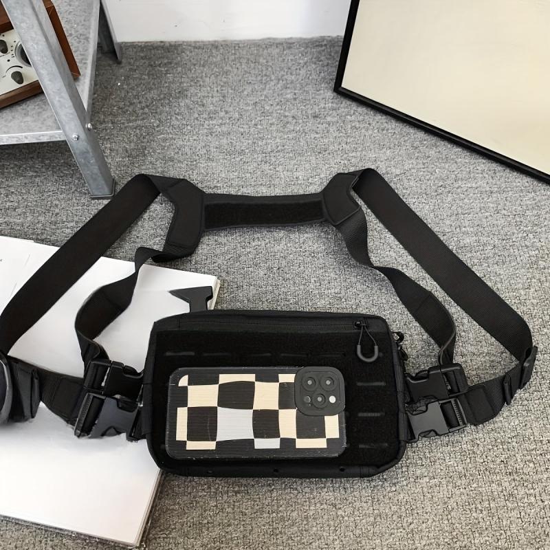 Tactical Chest Bag Crossbody Sling Purse & Hip Hop Belt Bag