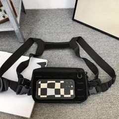 Tactical Chest Bag Crossbody Sling Purse & Hip Hop Belt Bag