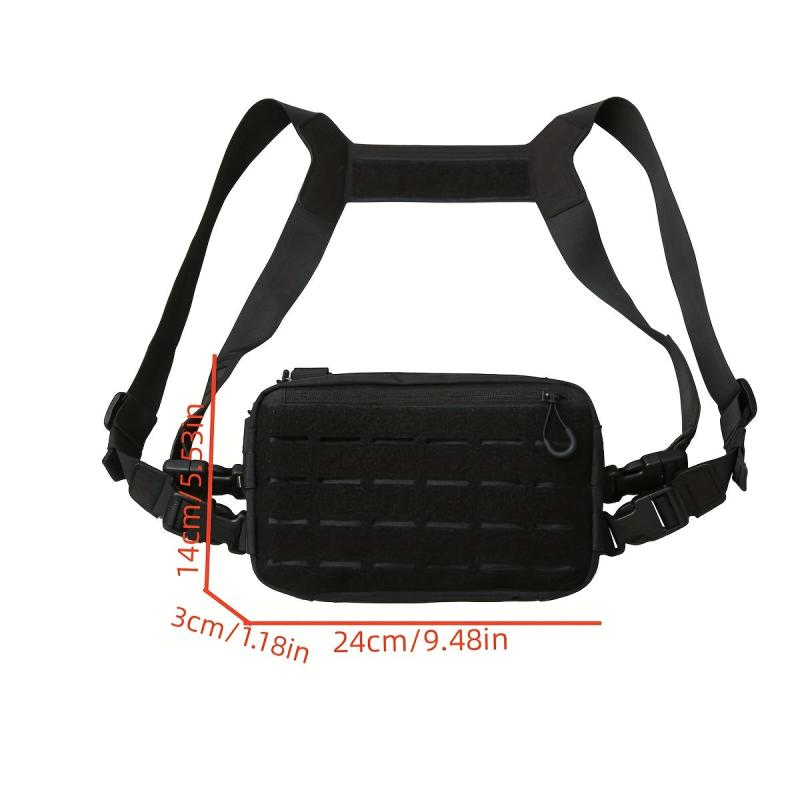 Tactical Chest Bag Crossbody Sling Purse & Hip Hop Belt Bag