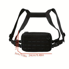 Tactical Chest Bag Crossbody Sling Purse & Hip Hop Belt Bag