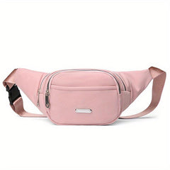 Outdoor Casual Crossbody Bag Nylon Lightweight Fanny Pack