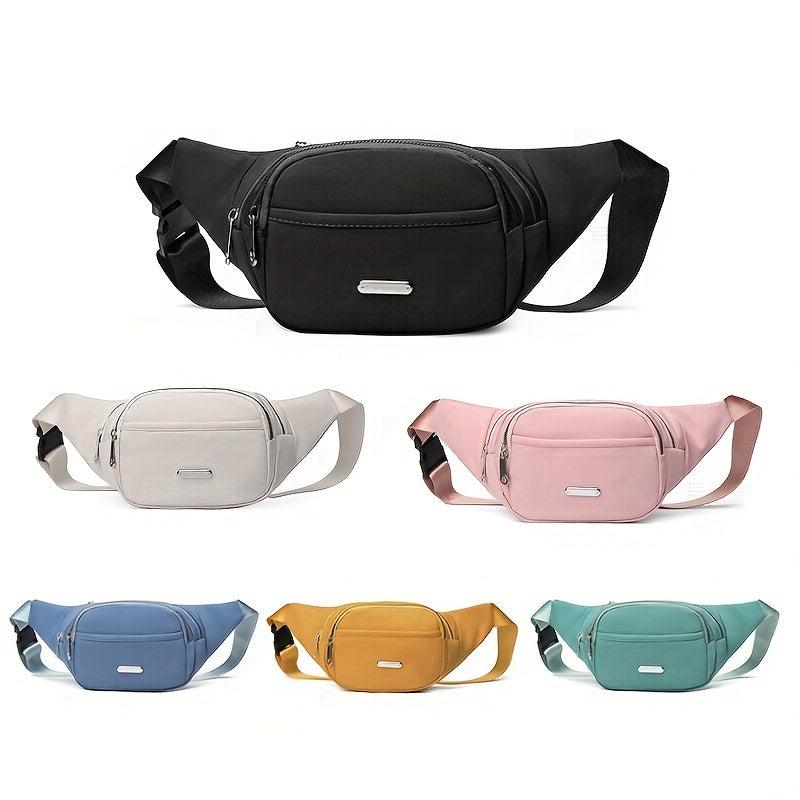 Outdoor Casual Crossbody Bag Nylon Lightweight Fanny Pack