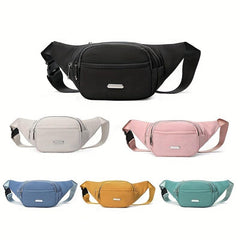 Outdoor Casual Crossbody Bag Nylon Lightweight Fanny Pack