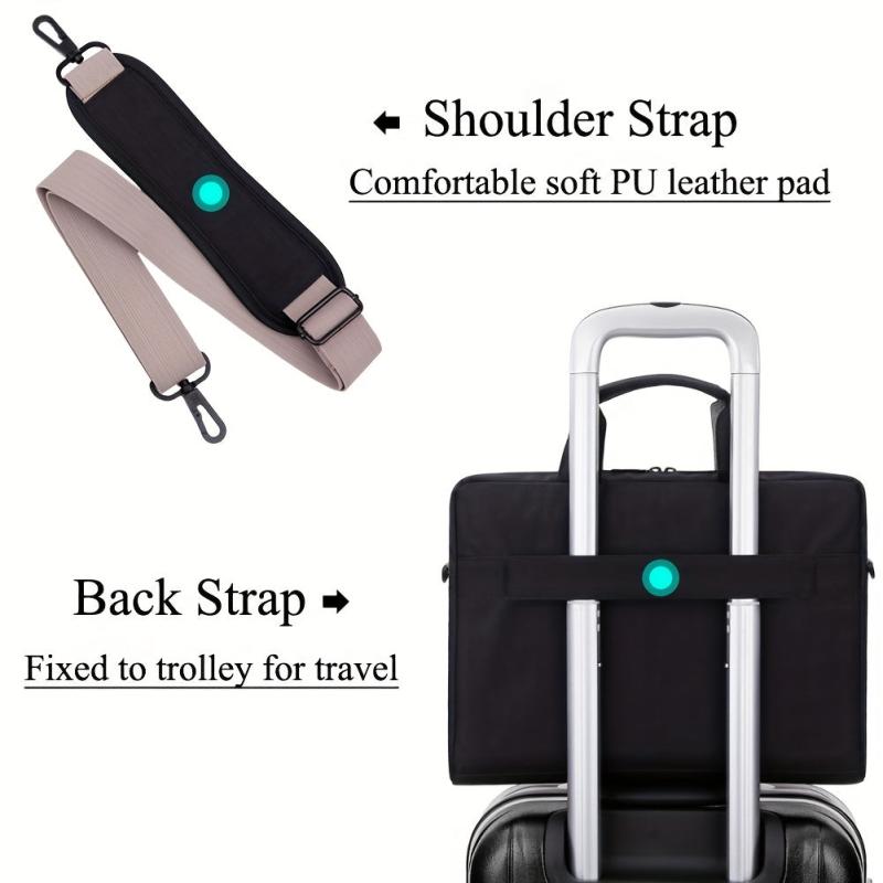 Large Capacity Laptop Bag for 39-43 Laptop Shoulder Bag Men's Document File Hand