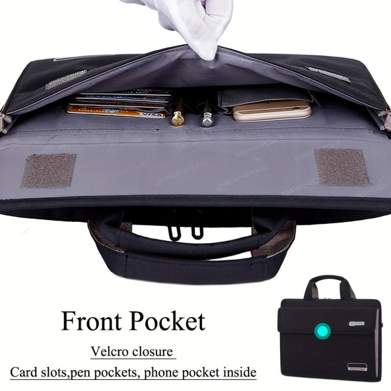 Large Capacity Laptop Bag for 39-43 Laptop Shoulder Bag Men's Document File Hand